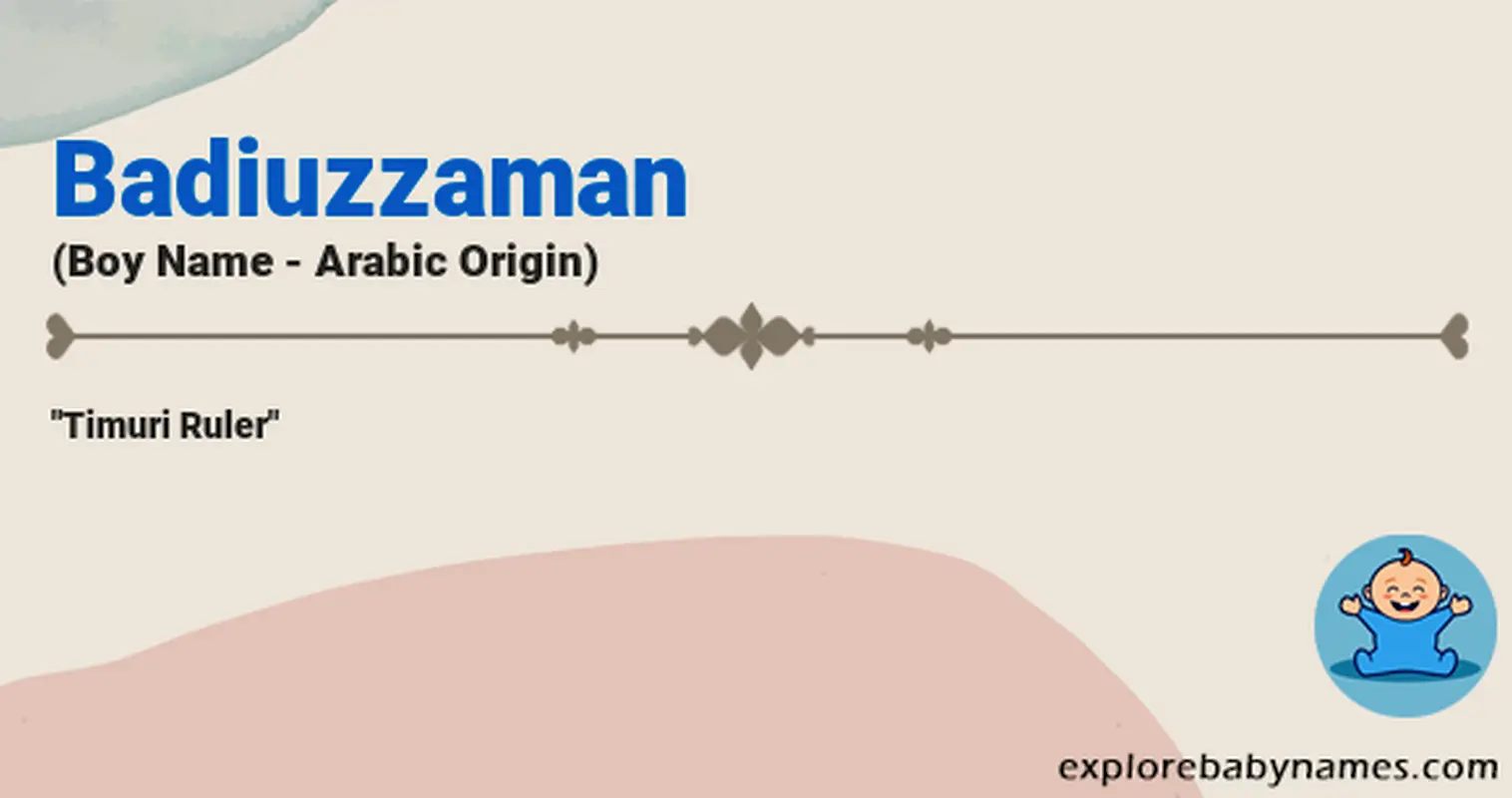 Meaning of Badiuzzaman