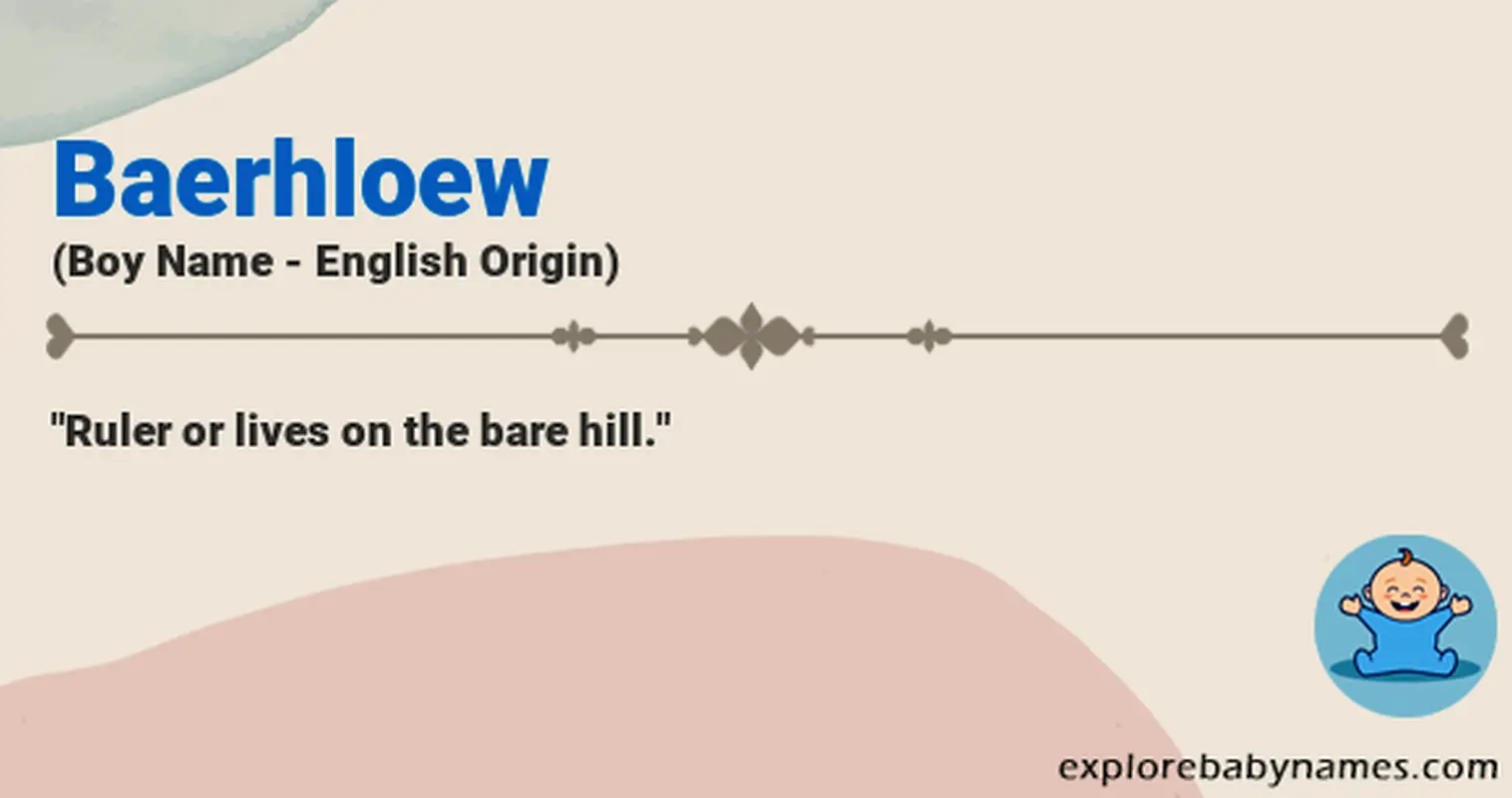 Meaning of Baerhloew