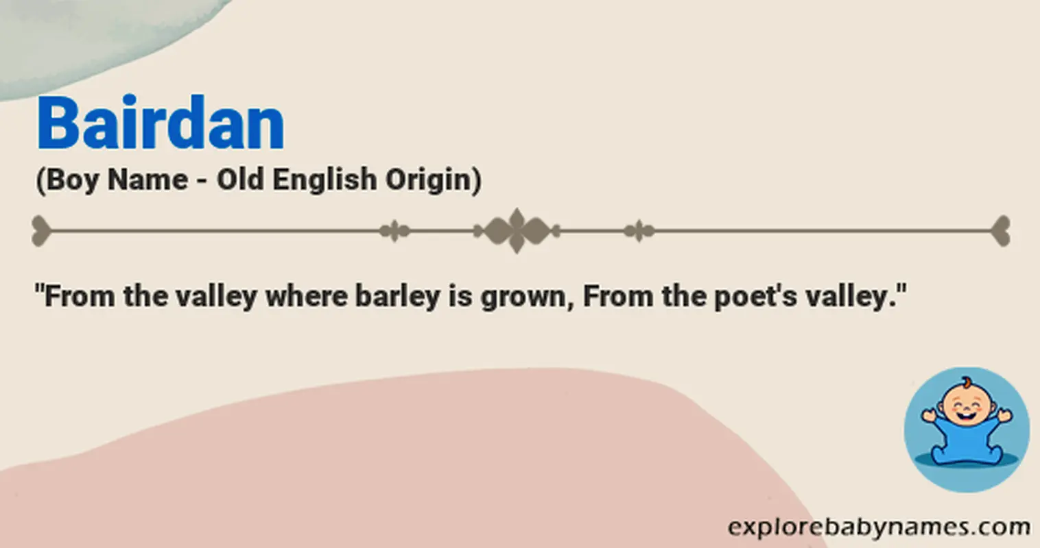 Meaning of Bairdan