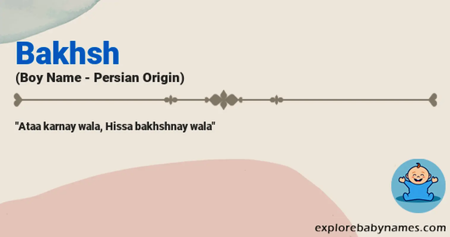 Meaning of Bakhsh
