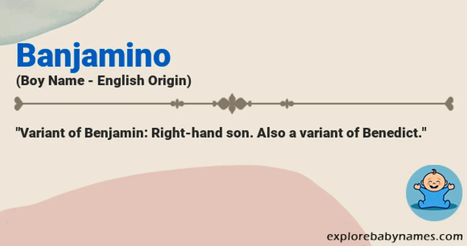 Meaning of Banjamino