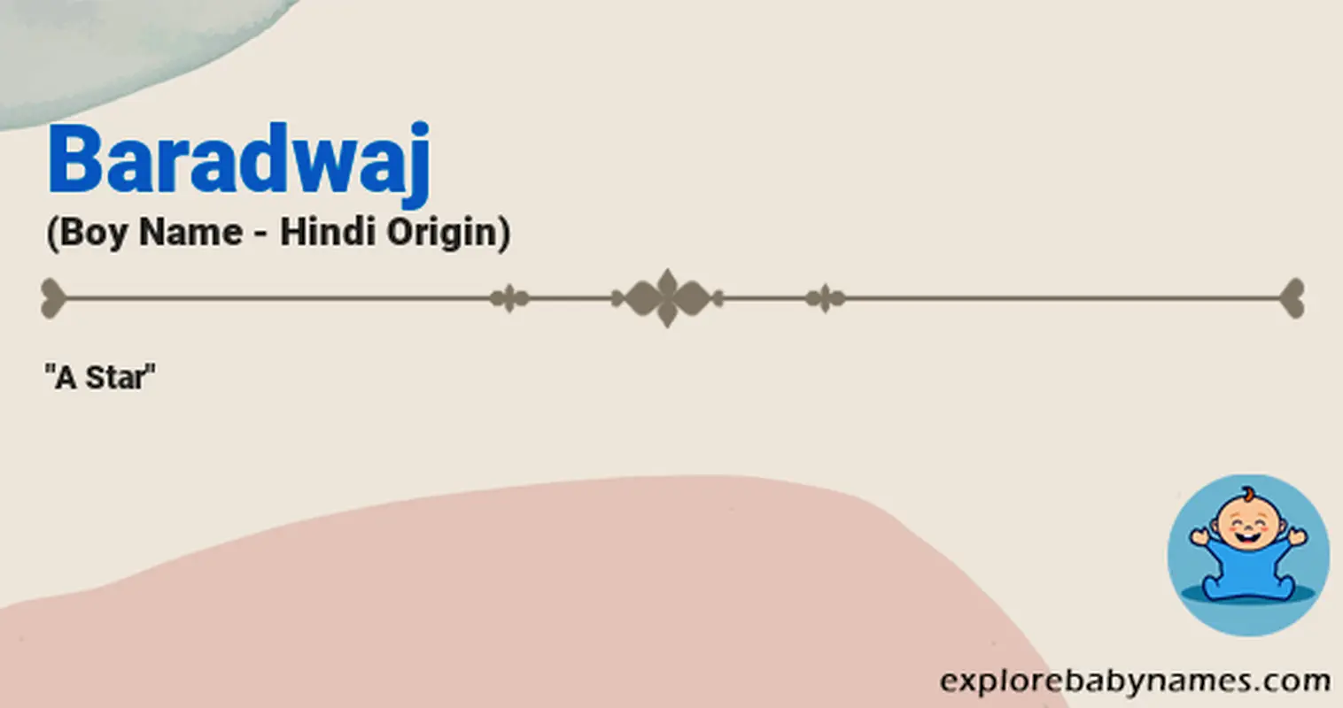 Meaning of Baradwaj