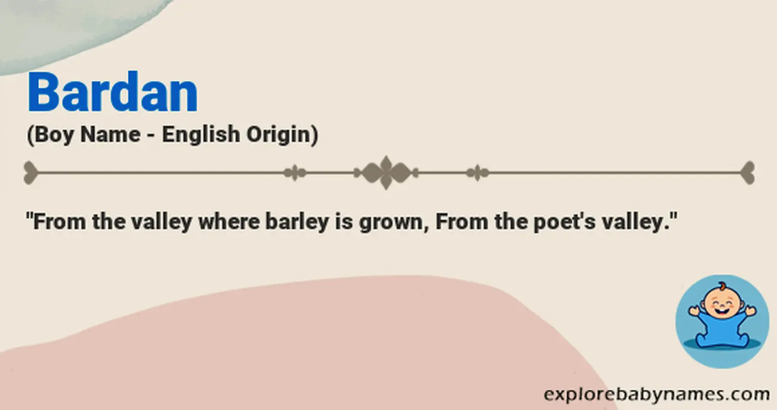 Meaning of Bardan