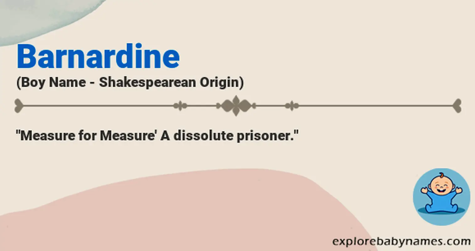 Meaning of Barnardine