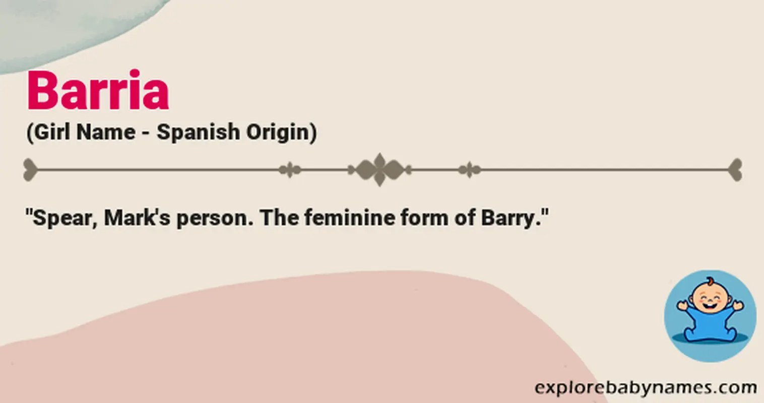 Meaning of Barria