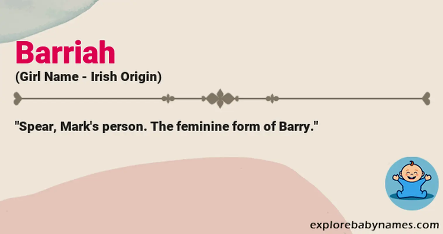 Meaning of Barriah