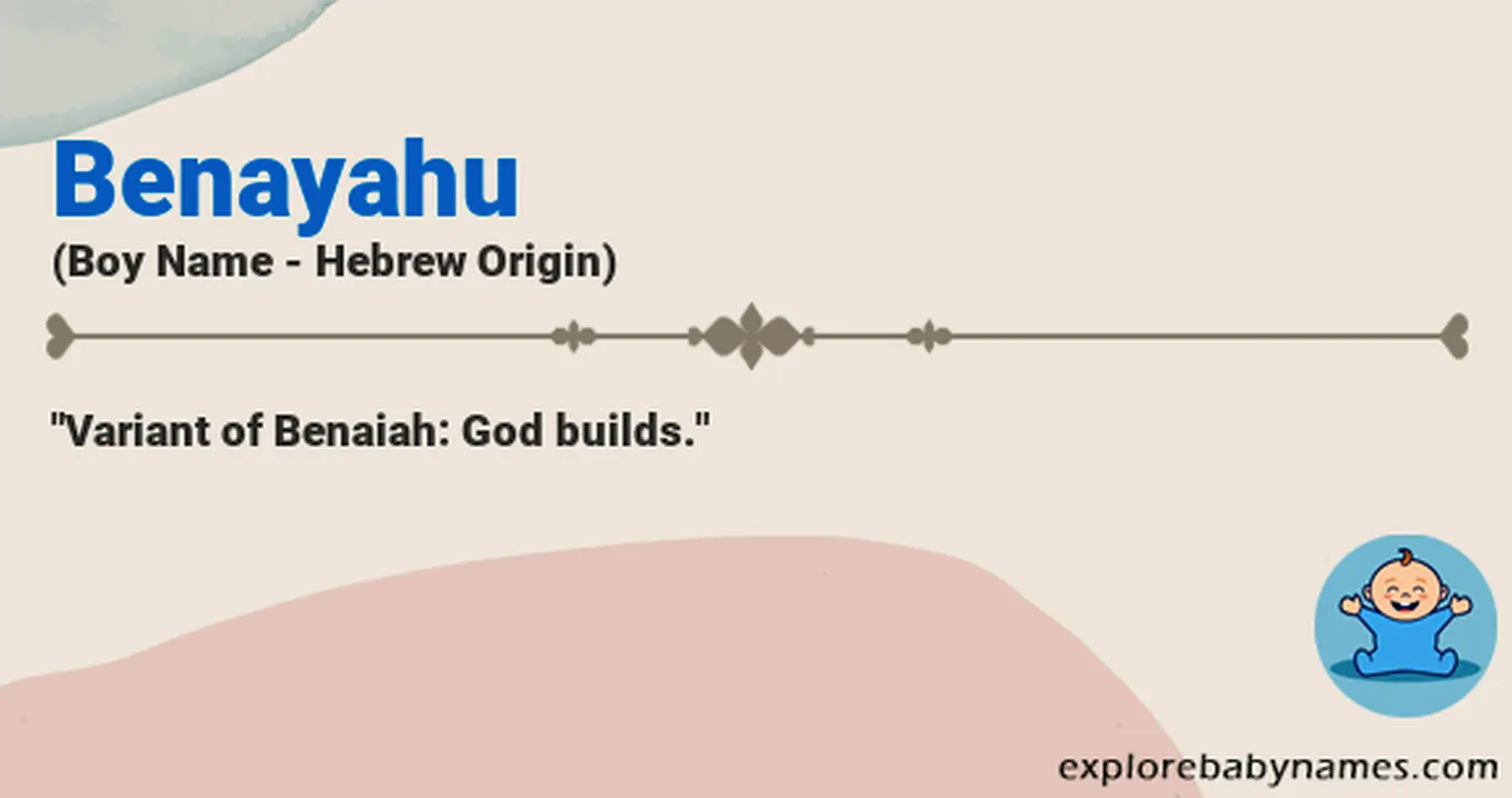 Meaning of Benayahu