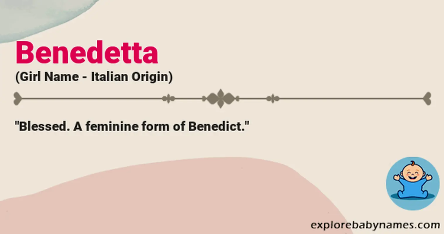 Meaning of Benedetta