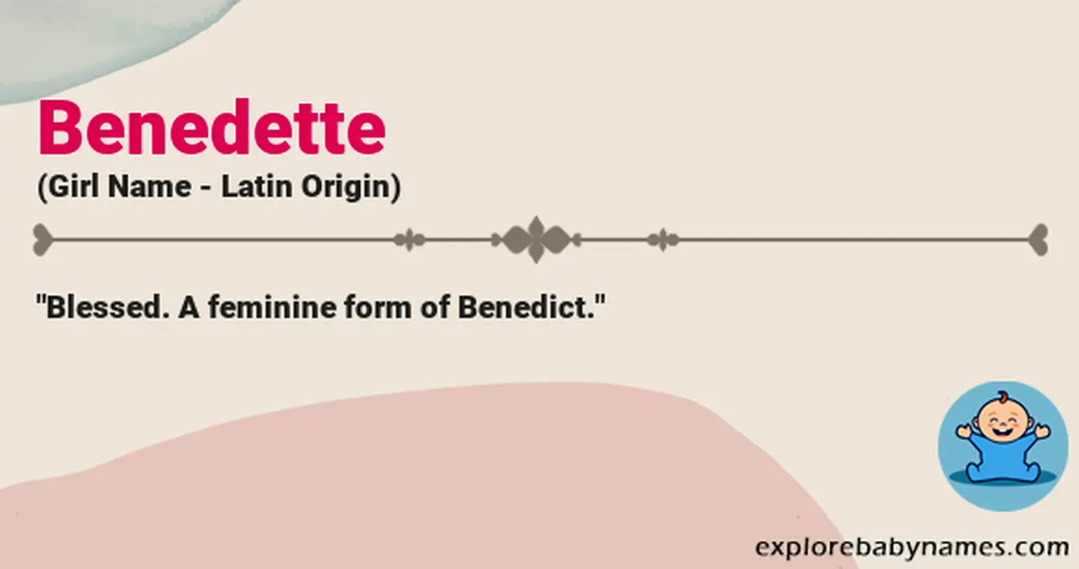 Meaning of Benedette