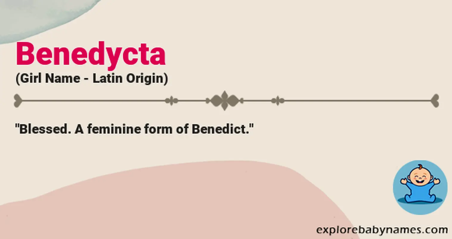 Meaning of Benedycta