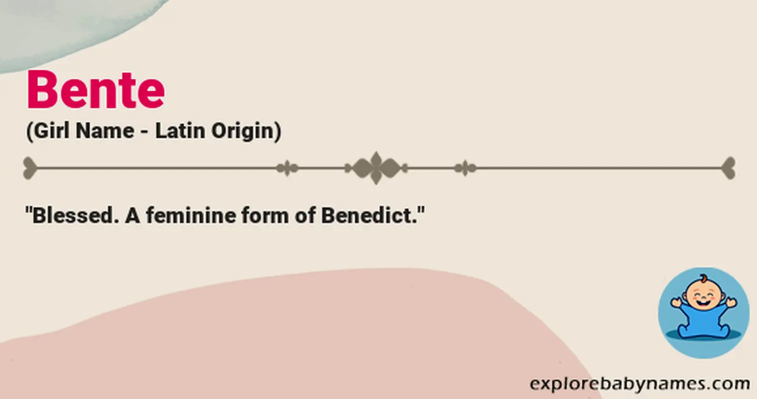 Meaning of Bente