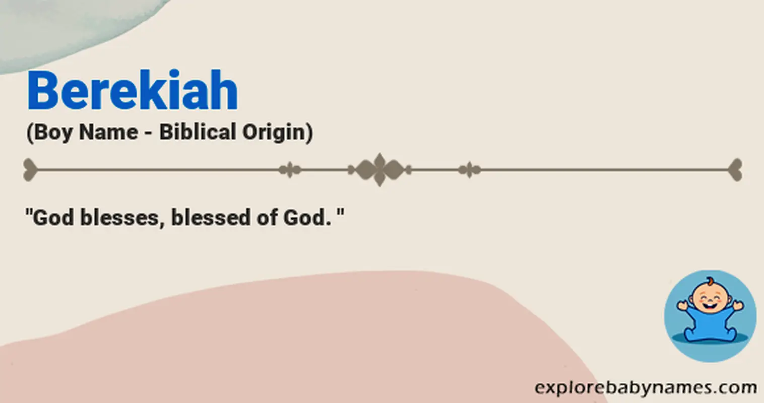 Meaning of Berekiah