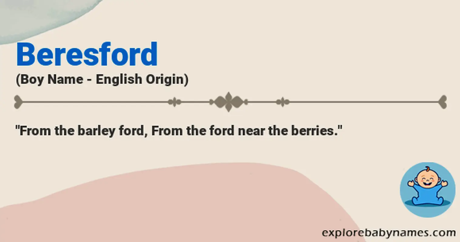Meaning of Beresford