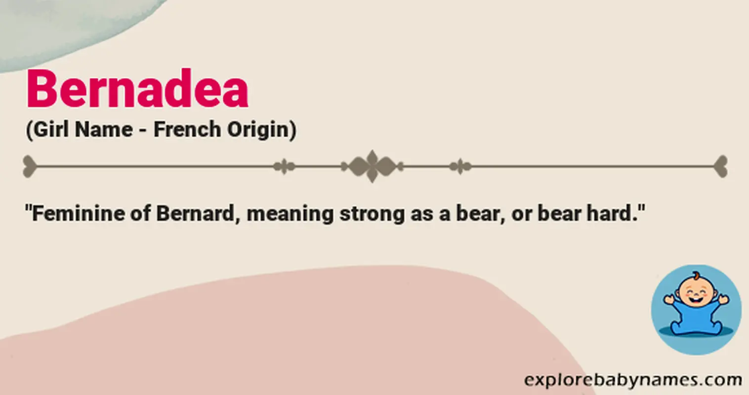 Meaning of Bernadea