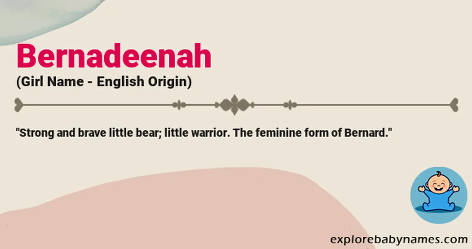 Meaning of Bernadeenah