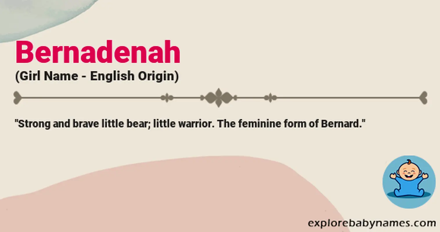 Meaning of Bernadenah