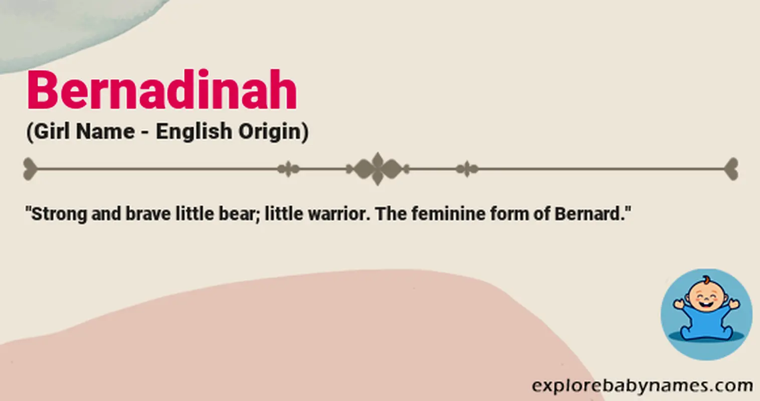 Meaning of Bernadinah