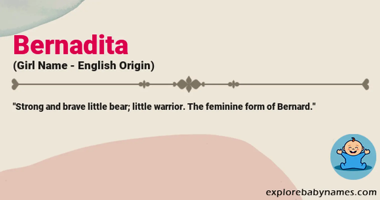 Meaning of Bernadita