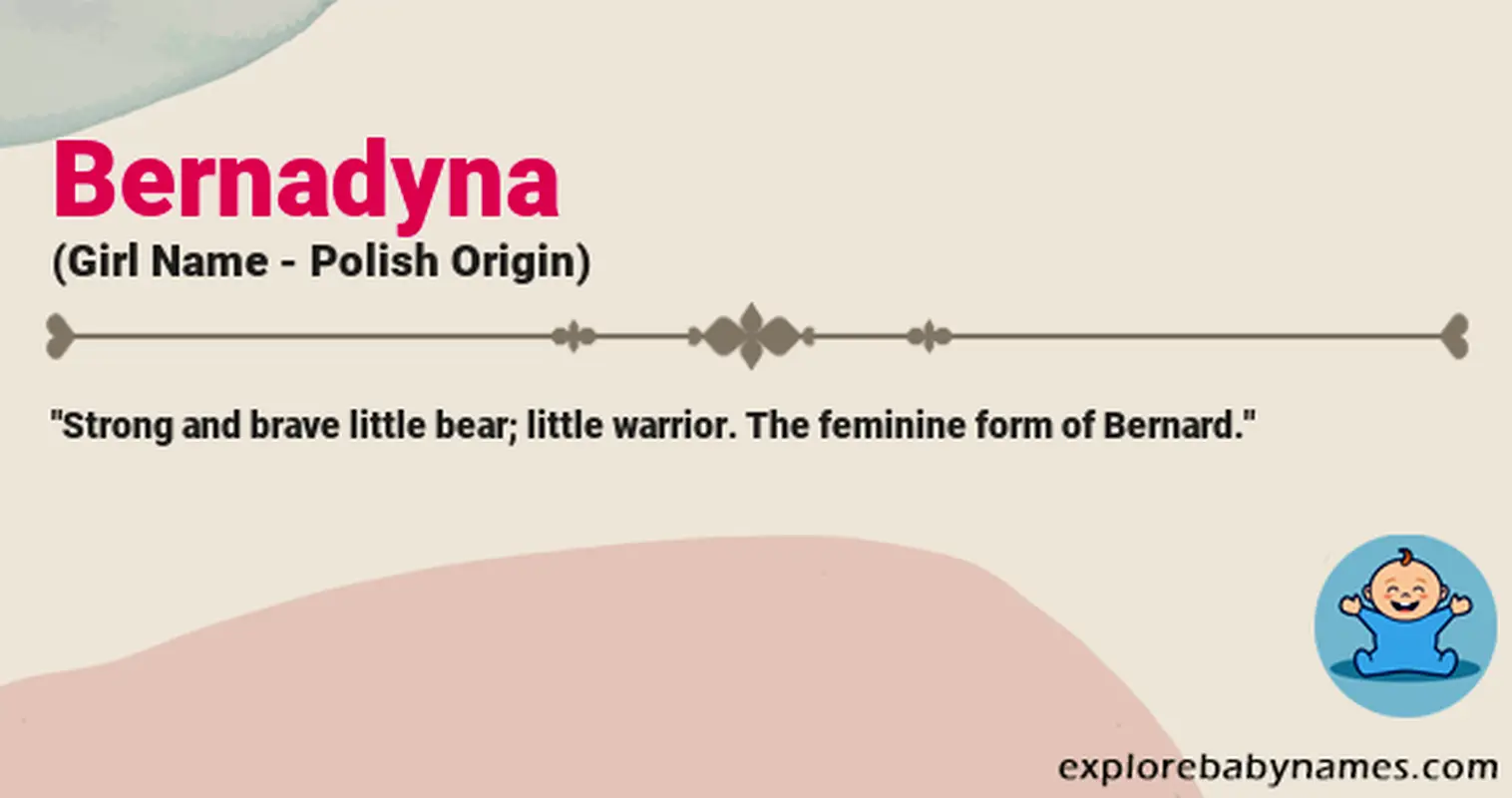 Meaning of Bernadyna