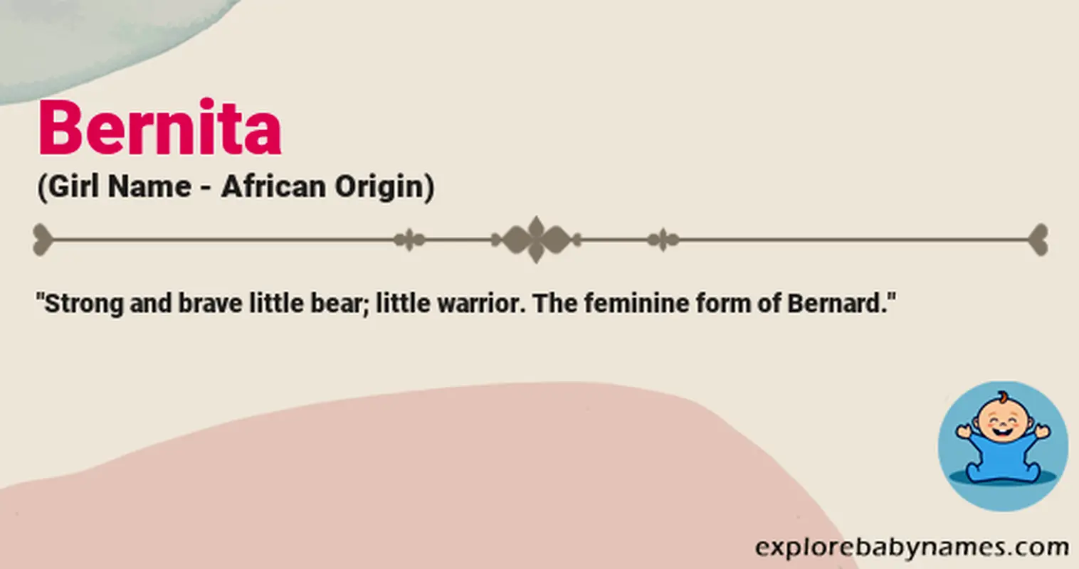 Meaning of Bernita