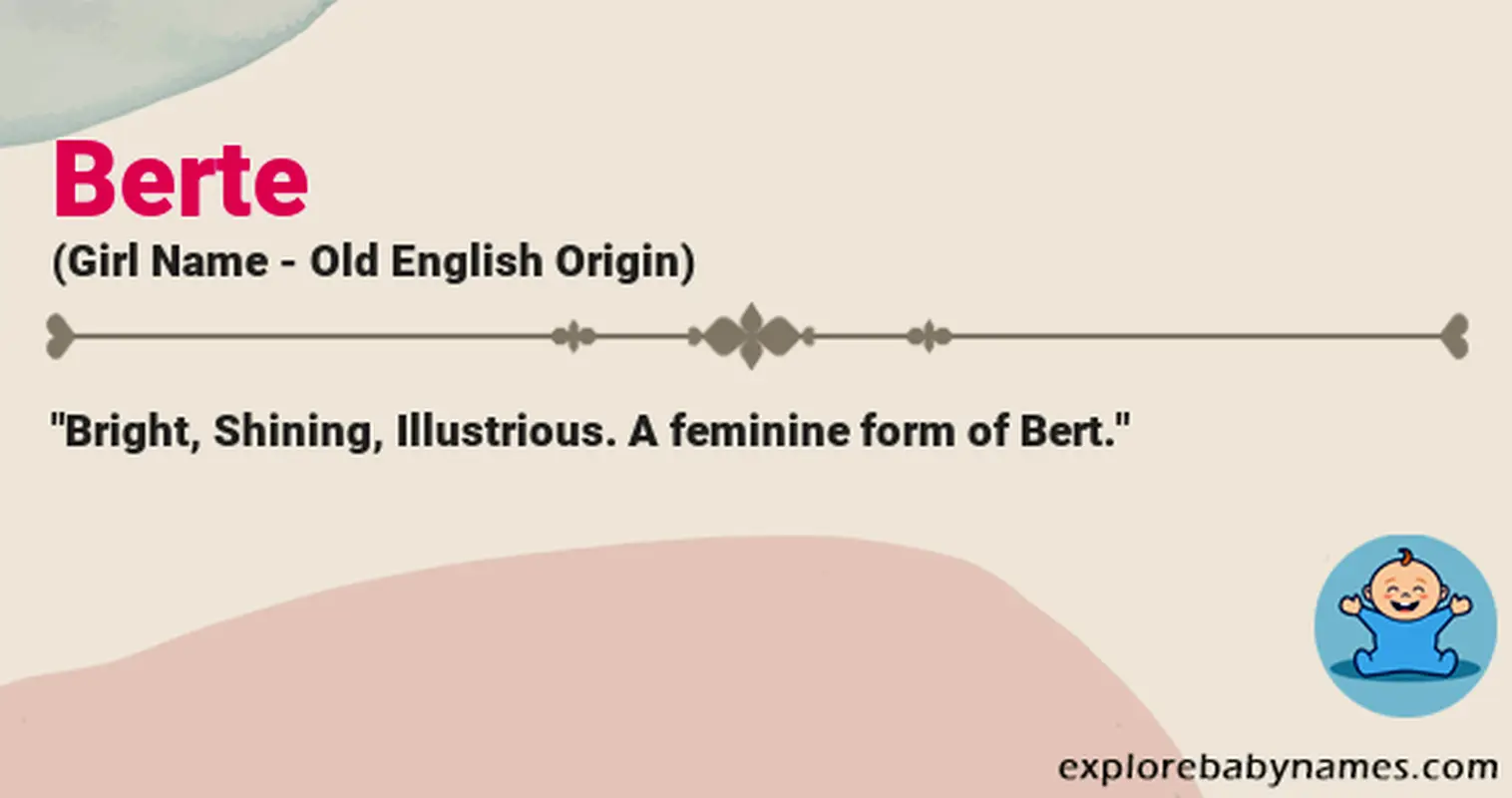 Meaning of Berte