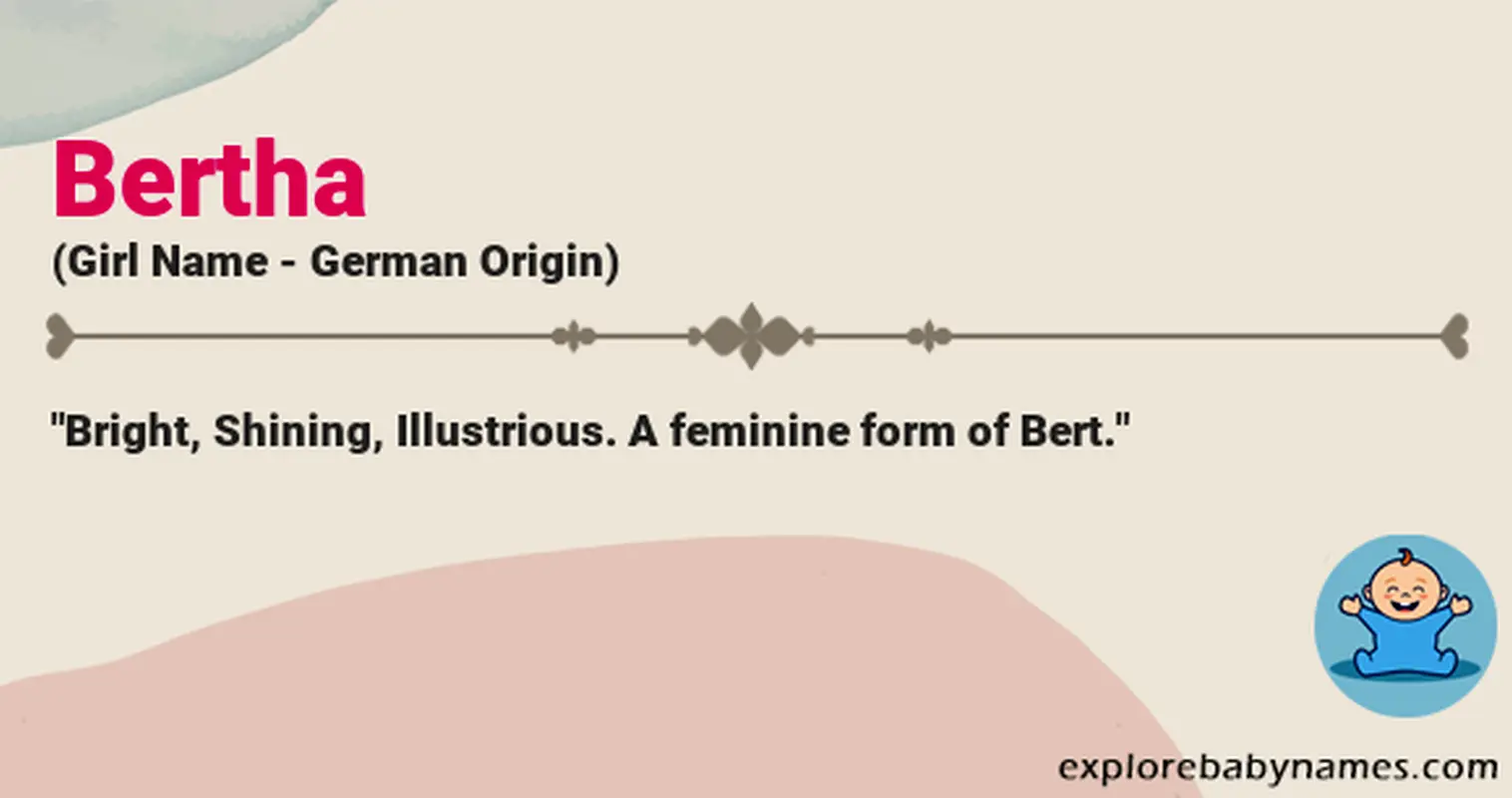 Meaning of Bertha