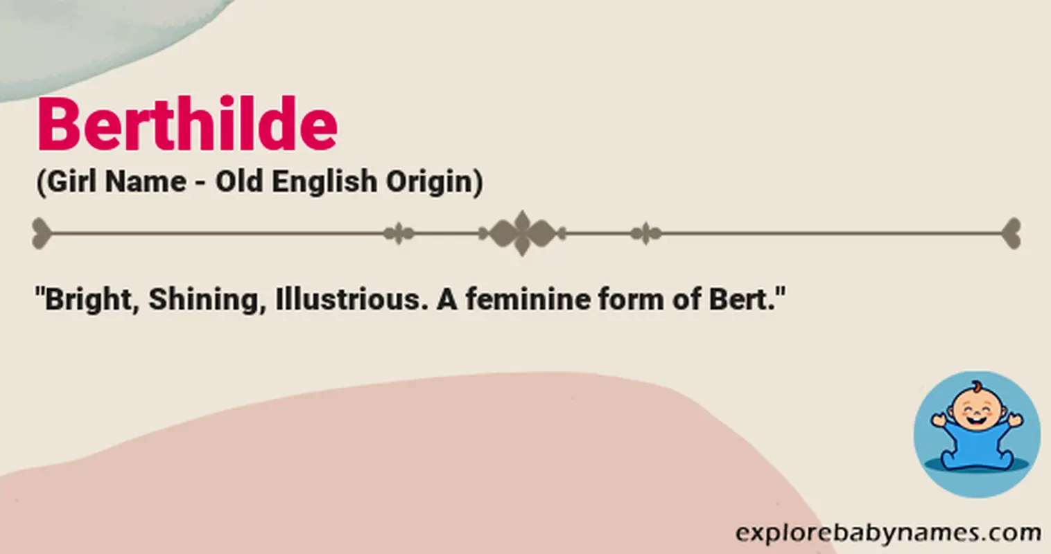 Meaning of Berthilde