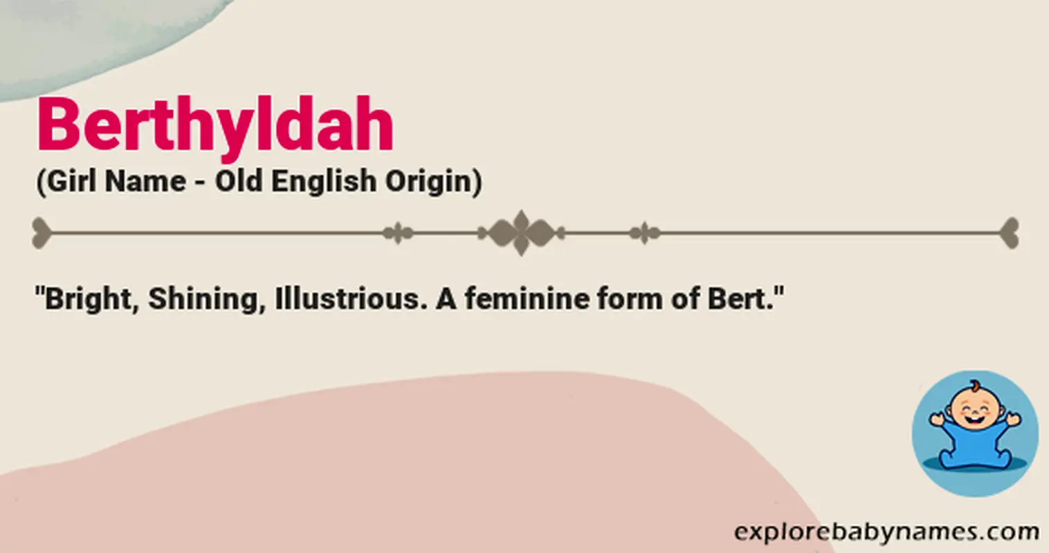 Meaning of Berthyldah