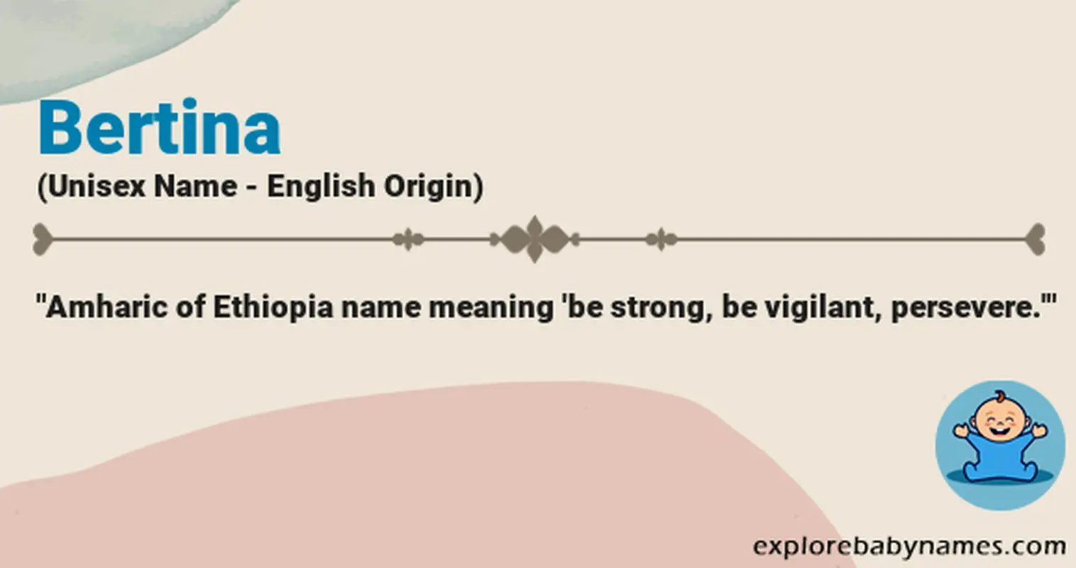 Meaning of Bertina