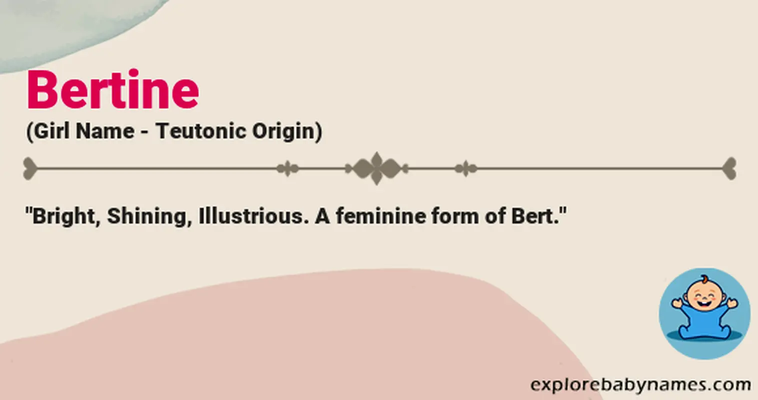 Meaning of Bertine