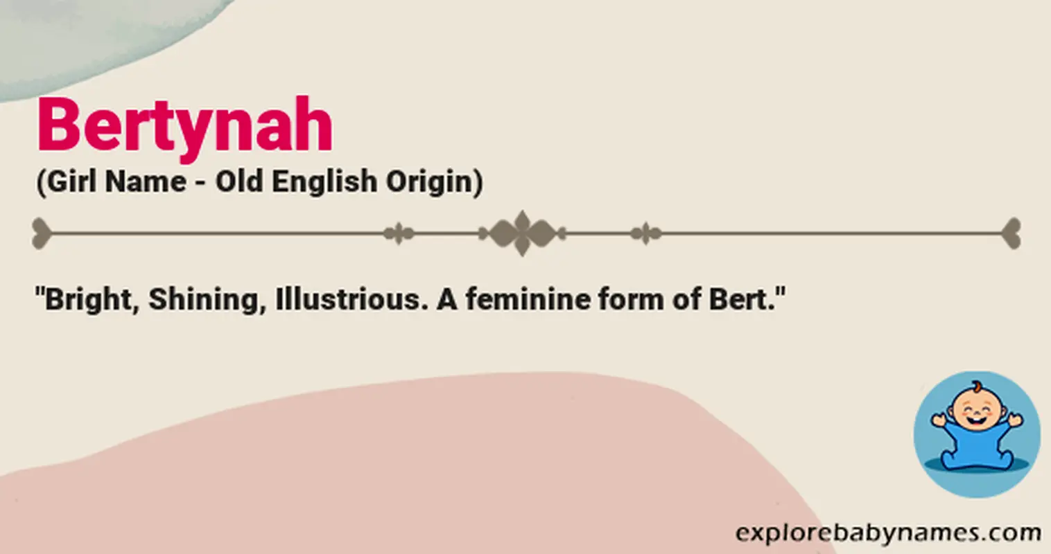 Meaning of Bertynah