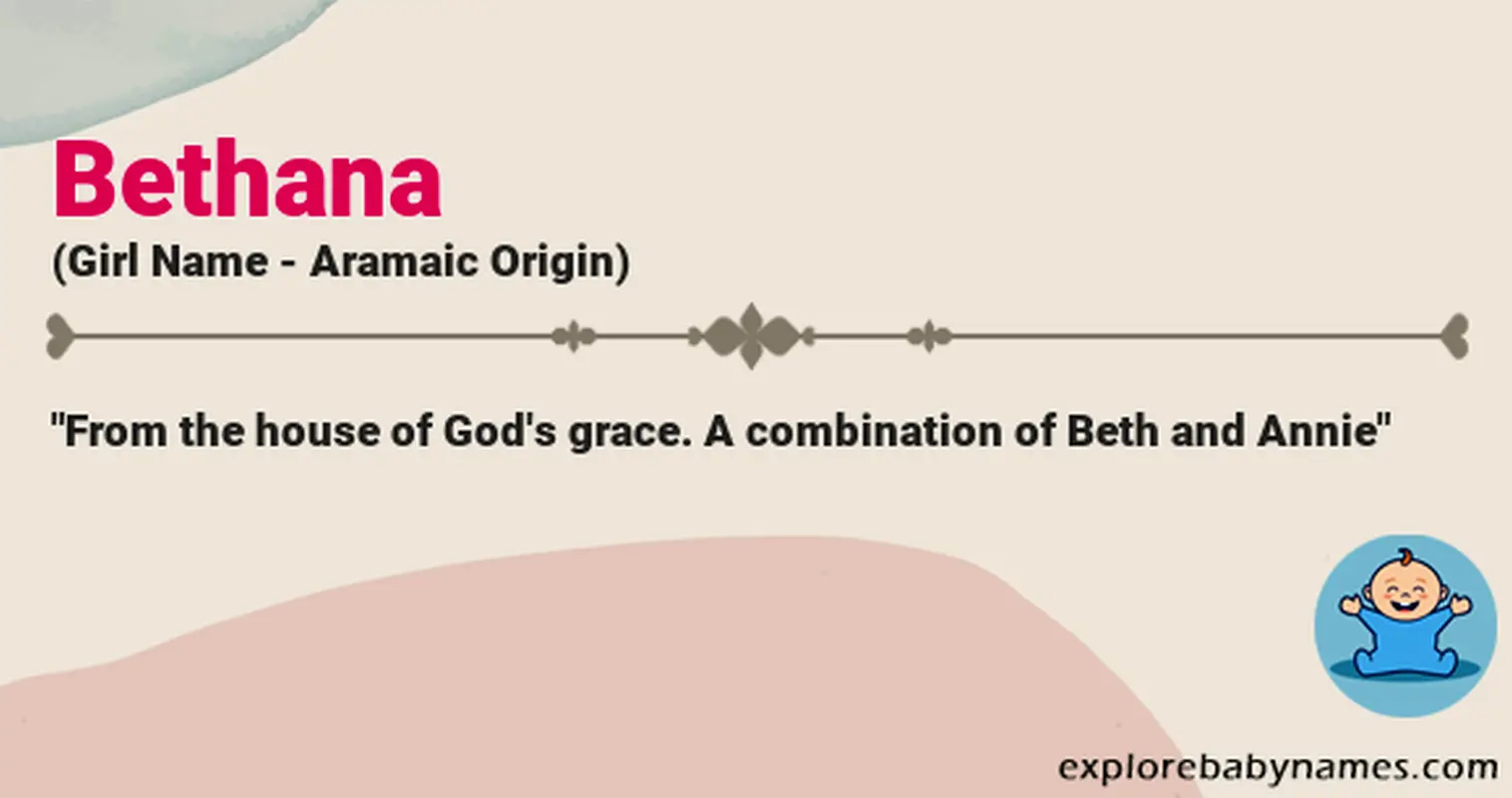 Meaning of Bethana