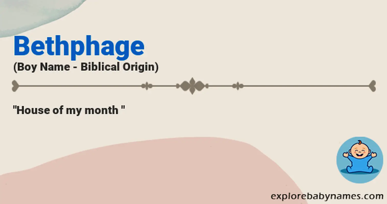 Meaning of Bethphage