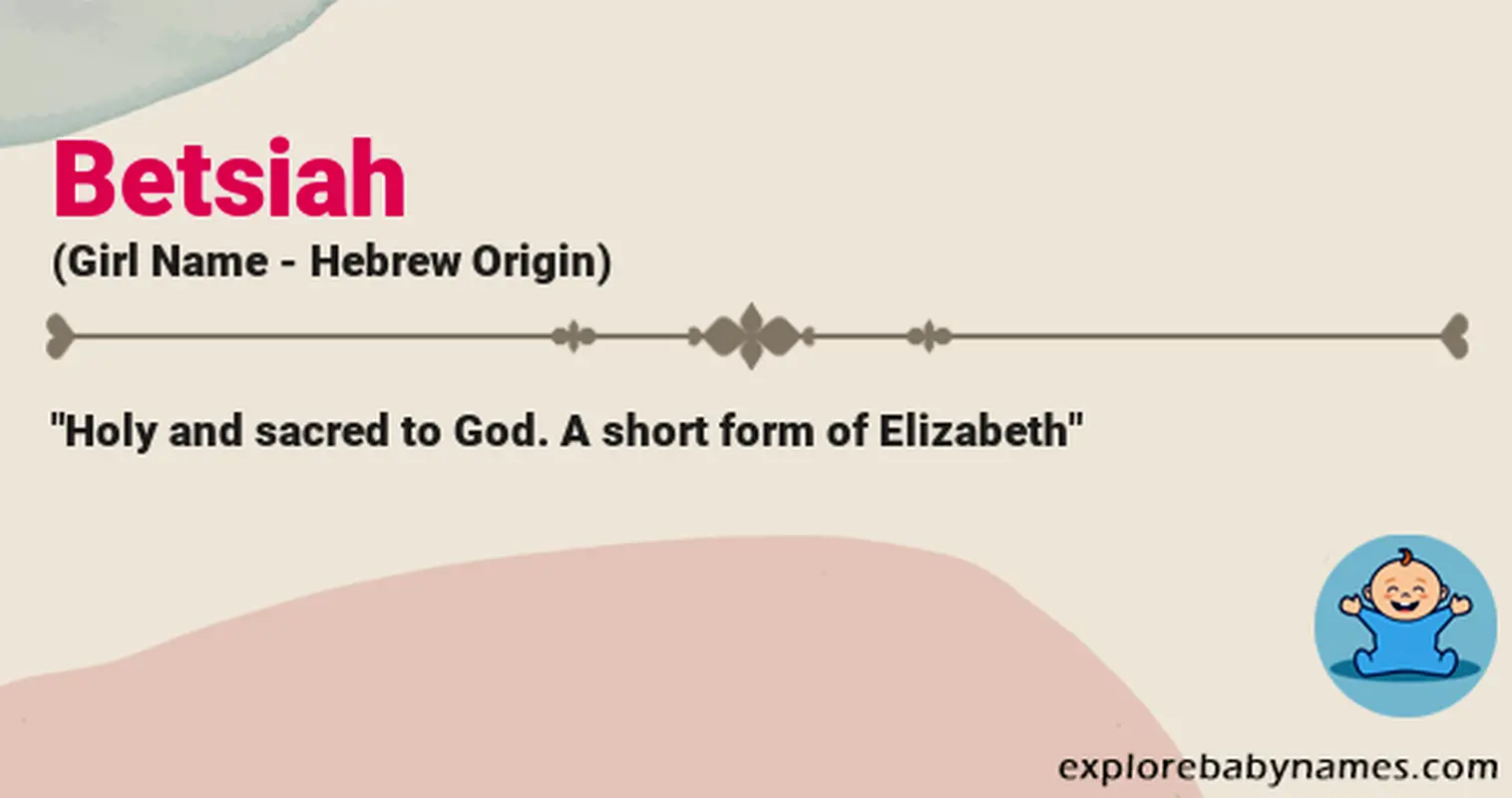 Meaning of Betsiah