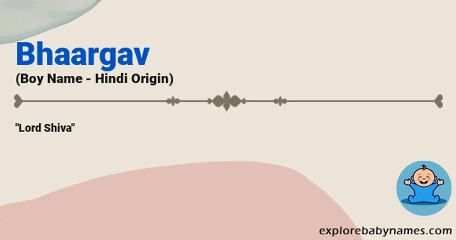 Meaning of Bhaargav