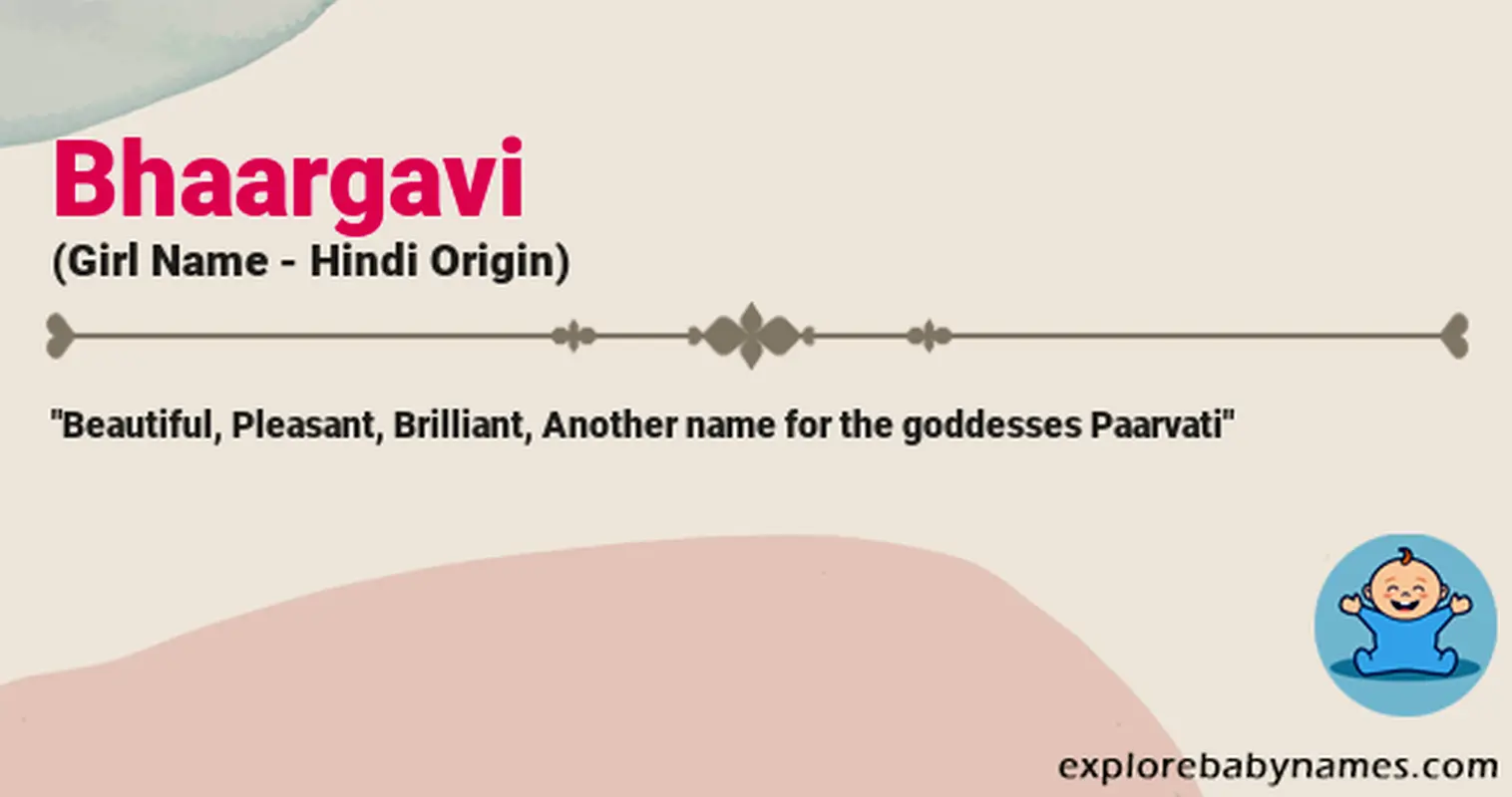 Meaning of Bhaargavi