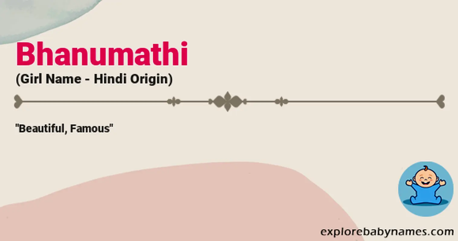 Meaning of Bhanumathi