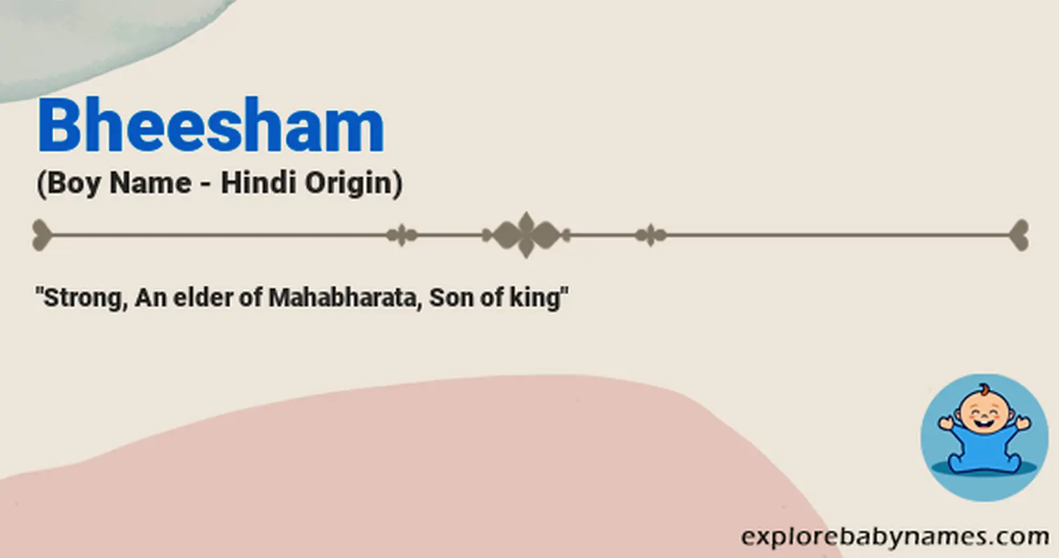 Meaning of Bheesham