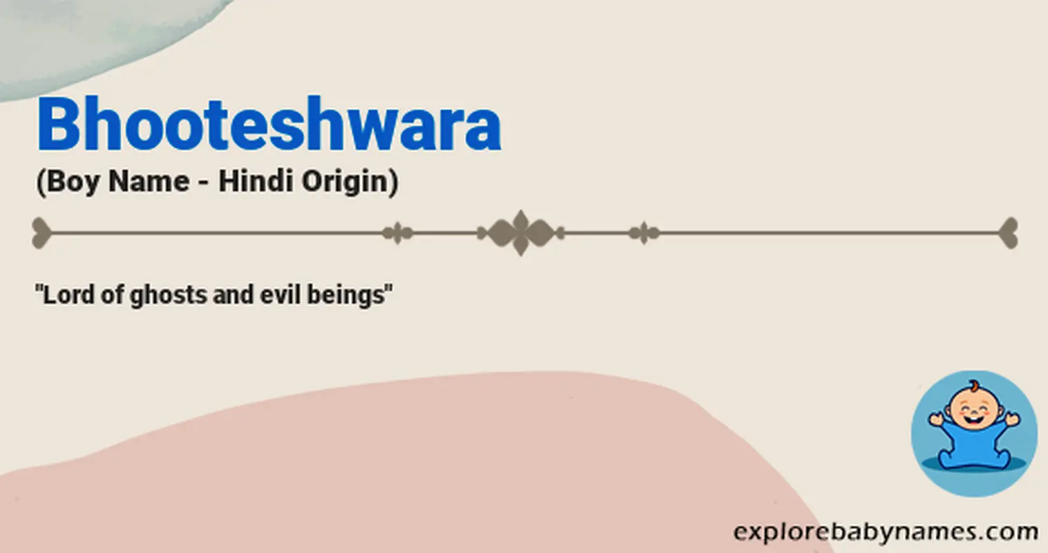 Meaning of Bhooteshwara