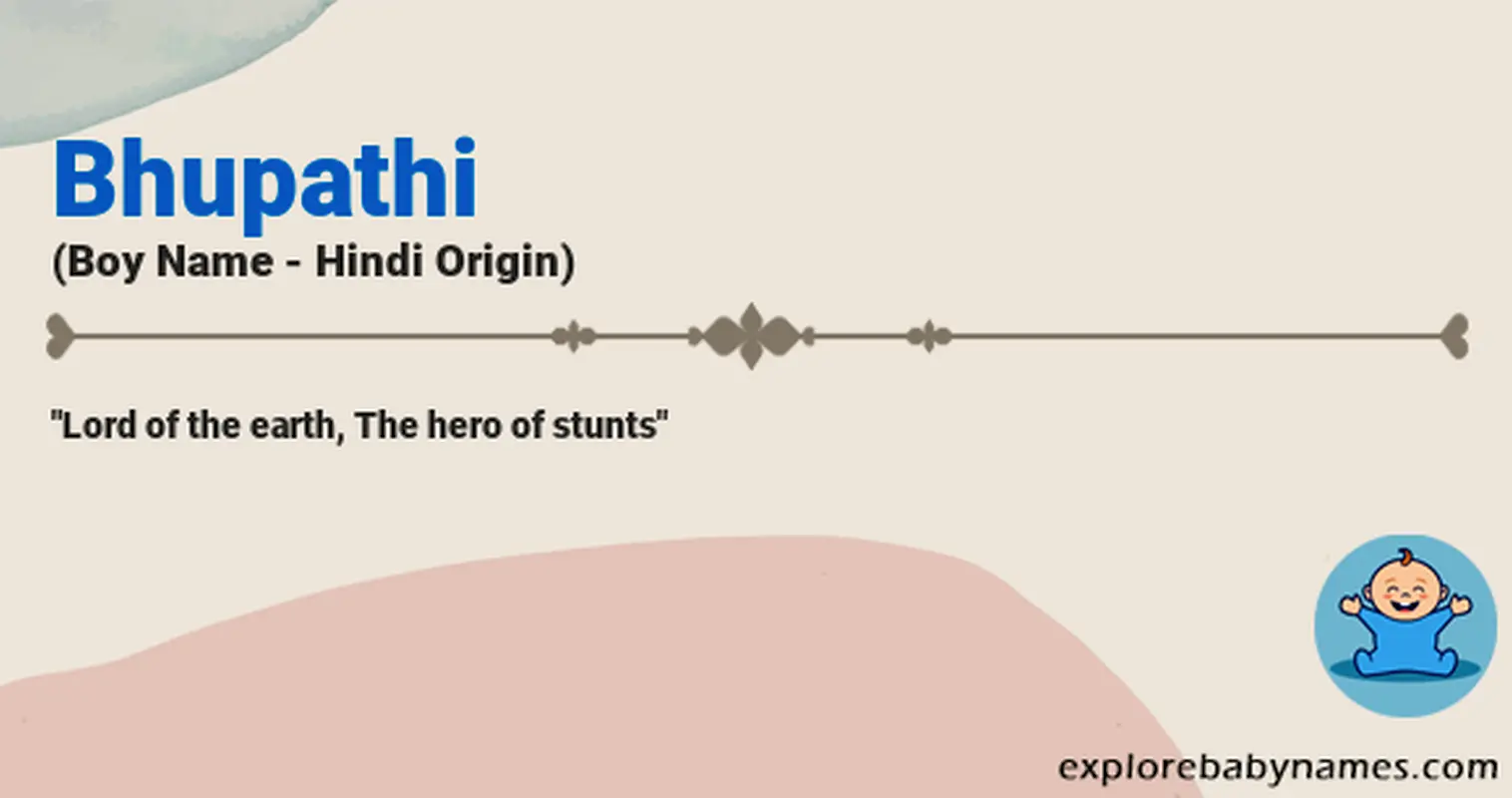 Meaning of Bhupathi