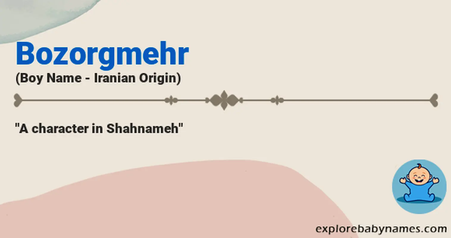 Meaning of Bozorgmehr