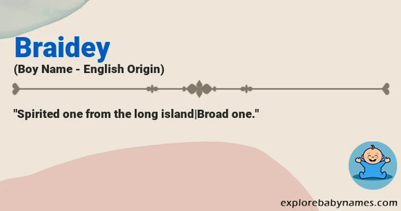 Meaning of Braidey