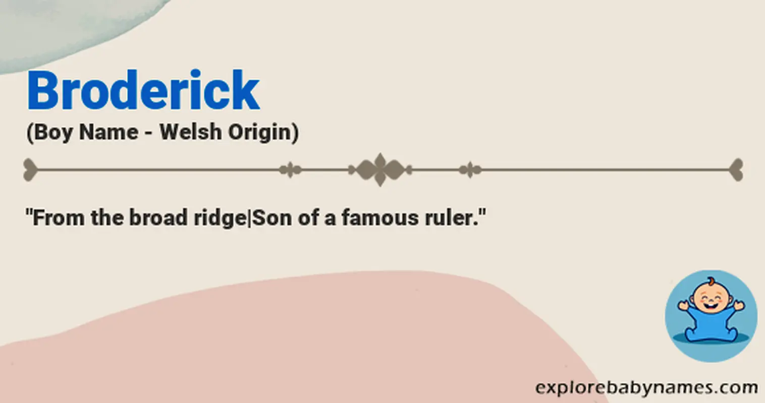 Meaning of Broderick