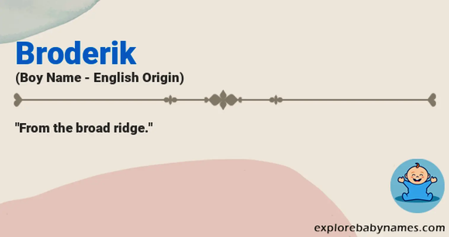 Meaning of Broderik