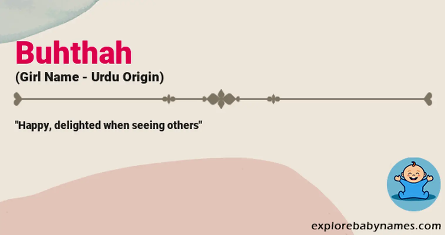 Meaning of Buhthah