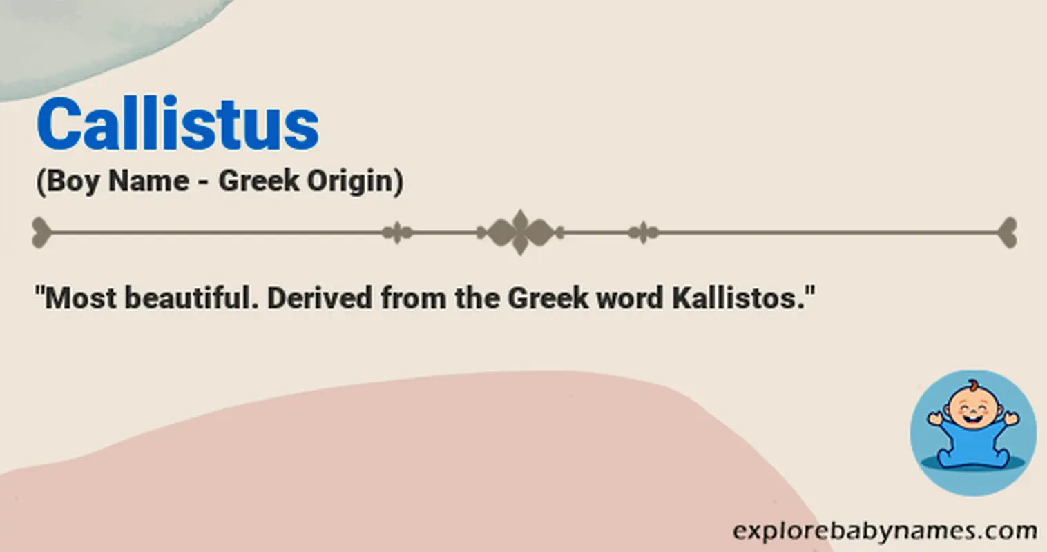 Meaning of Callistus