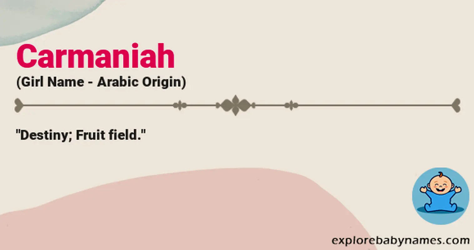 Meaning of Carmaniah