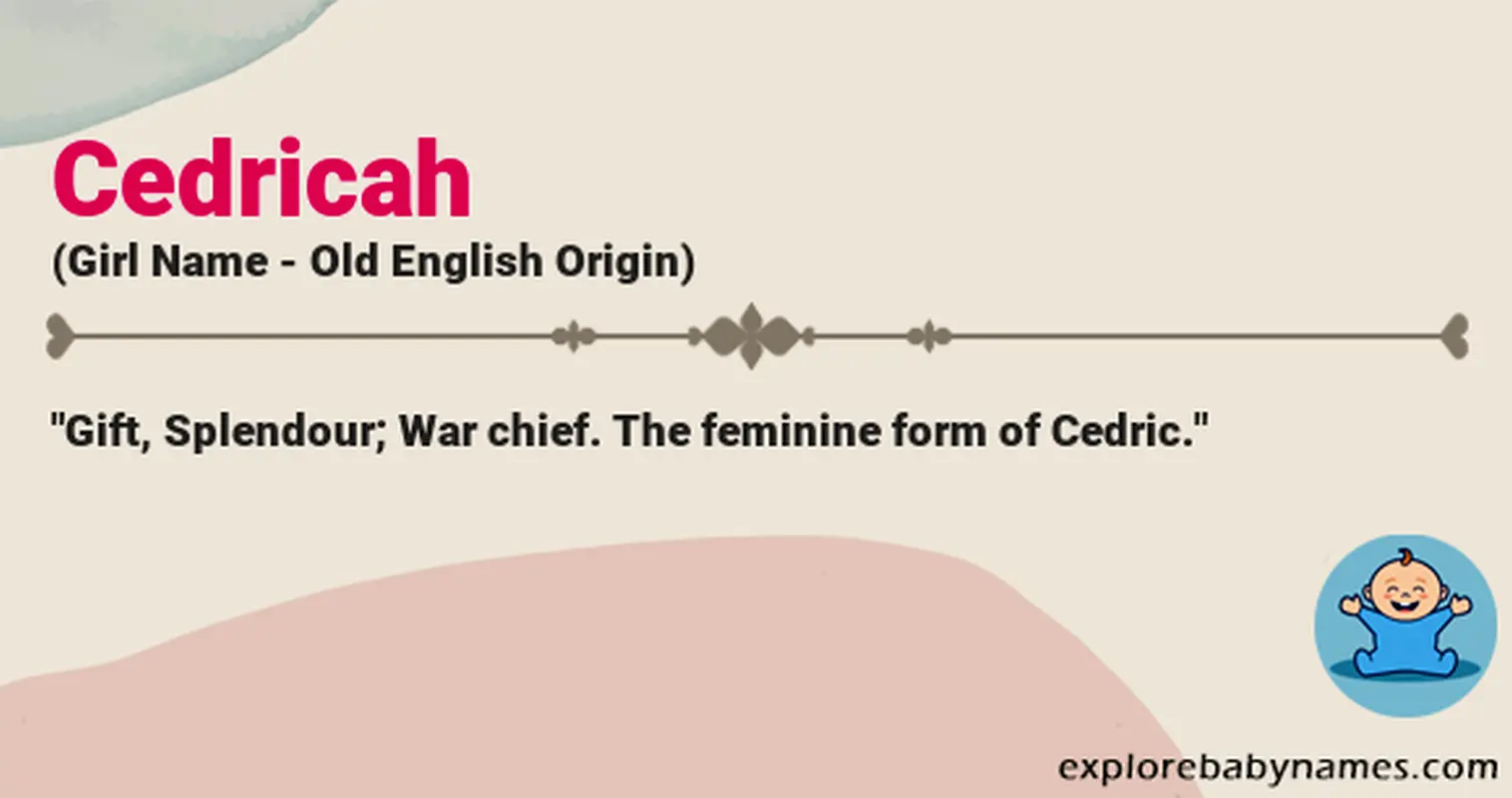 Meaning of Cedricah