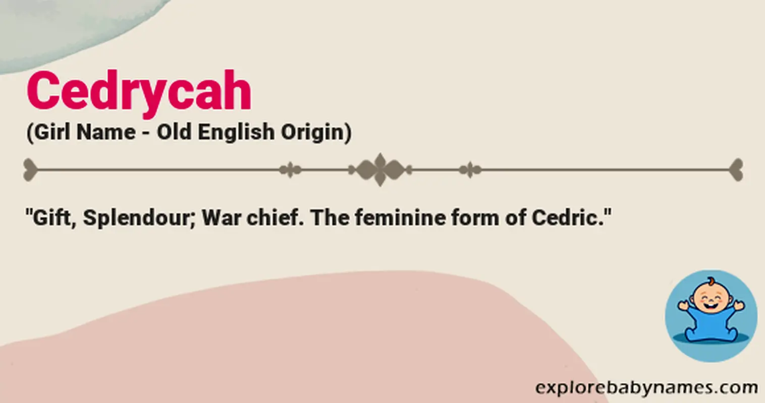 Meaning of Cedrycah