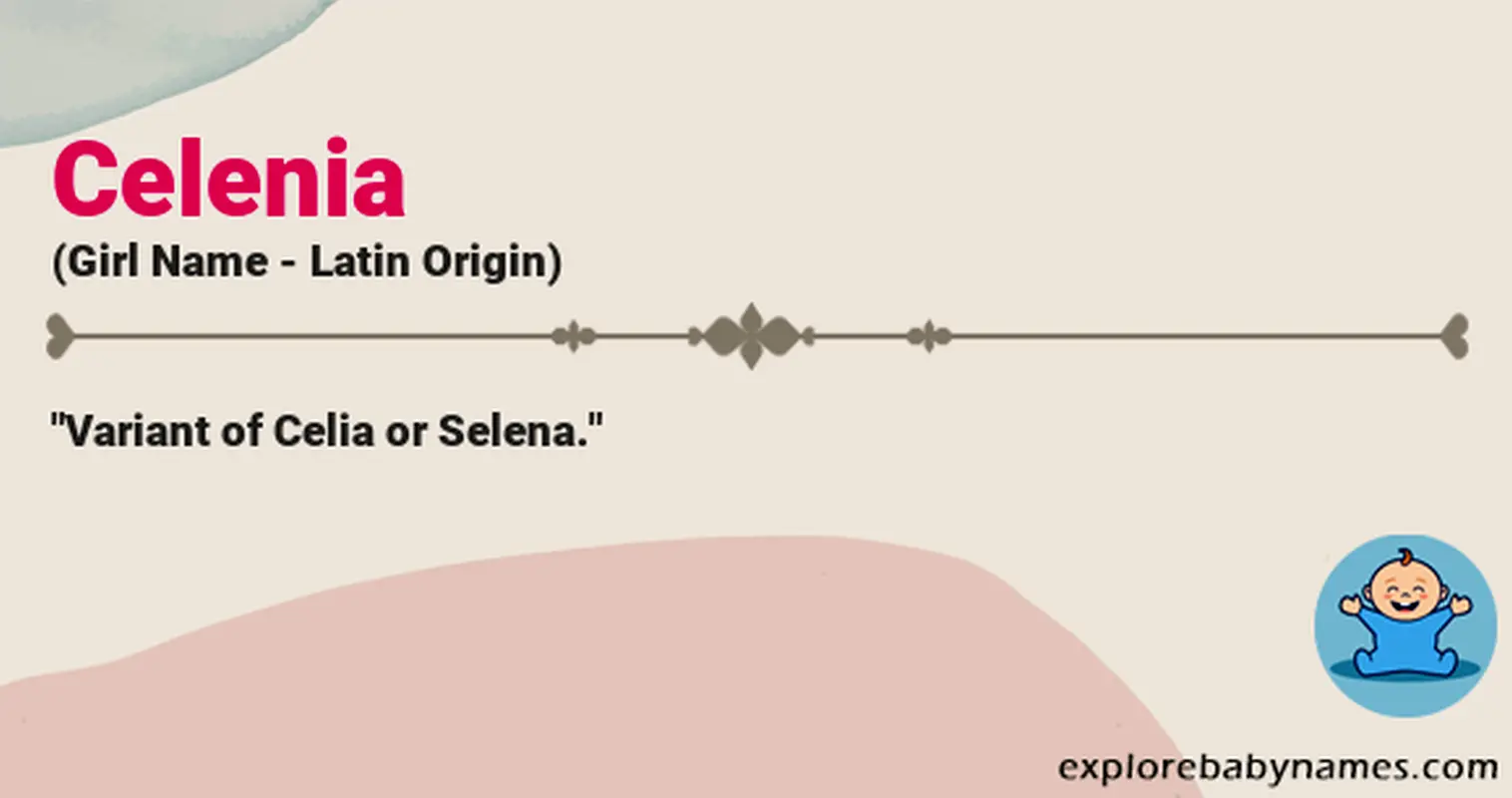 Meaning of Celenia